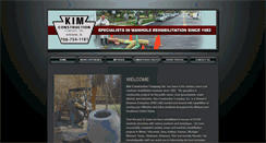 Desktop Screenshot of kimconstruction.com
